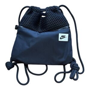 Nike Air Extra-Small Gym Sack Drawstring Bag Backpack Black